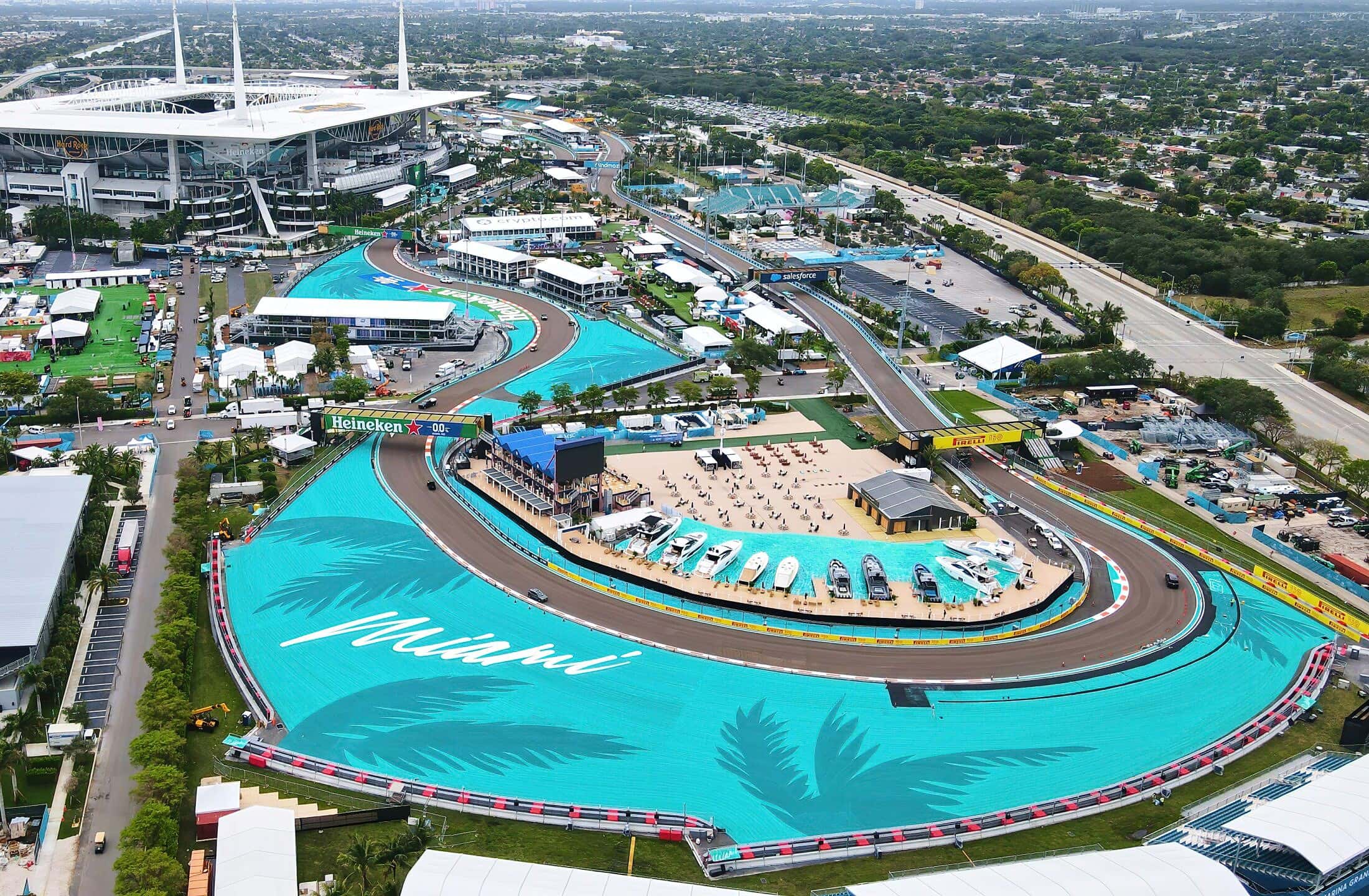 El Gran Premio de Miami empezó a correrse en 2022 y tenía un contrato por una década.