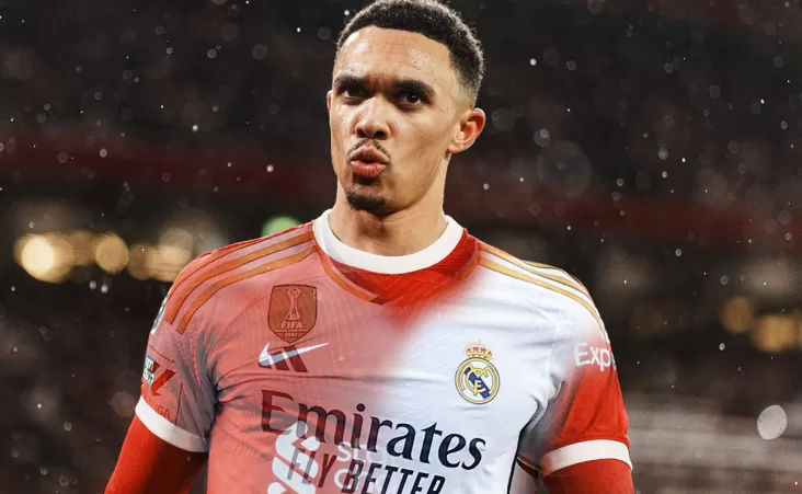 Arnold tendrá un contrato hasta el 2031, y el club blanco tuvo que desembolsar al Liverpool 10 millones de euros para hacerse de lo servicios del defensa inglés.