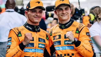 La escudería de McLaren hizo el 1-2 que completó Lando Norris, mientras que Charles Leclerc (Ferrari) quedo en la tercera posición