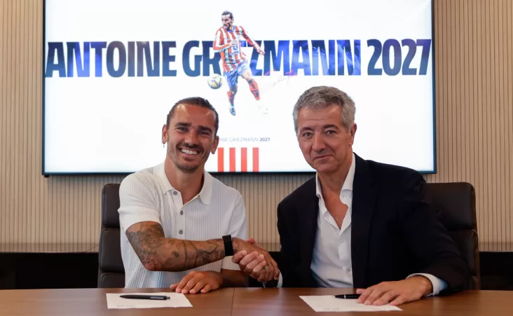 Con esta operación el club Colchonero seguirá pagándole a Griezmann ocho millones de euros netos.
