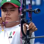 Andrea Becerra, se coronó campeona en tiro con arco compuesto al vencer 147-146 a la estonia Lisell Jaatma en la final.
