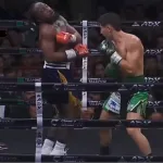 El inmueble lució lleno para presenciar el cuarto triunfo profesional del “Green”, quien continúa forjando su carrera luego de una destacada etapa como amateur.