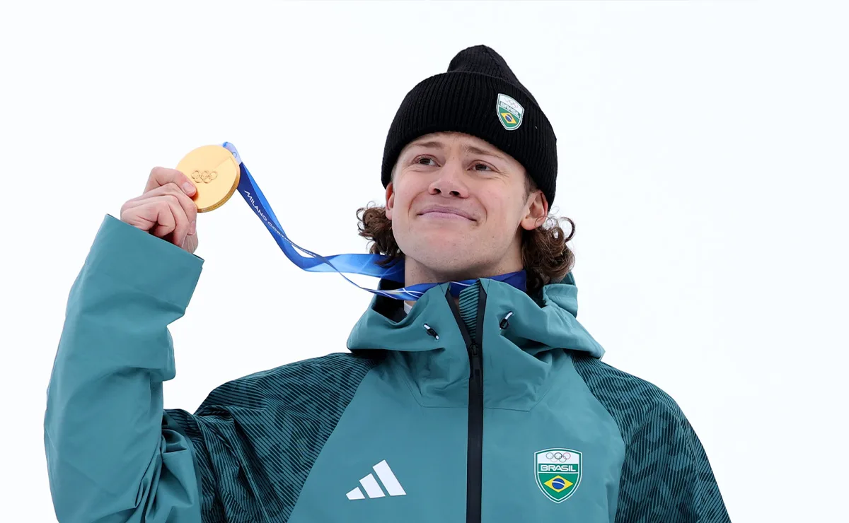 Nacido en Oslo, de padre noruego y madre brasileña, el esquiador de 25 años sorprendió en la exigente pista Stelvio de Bormio.