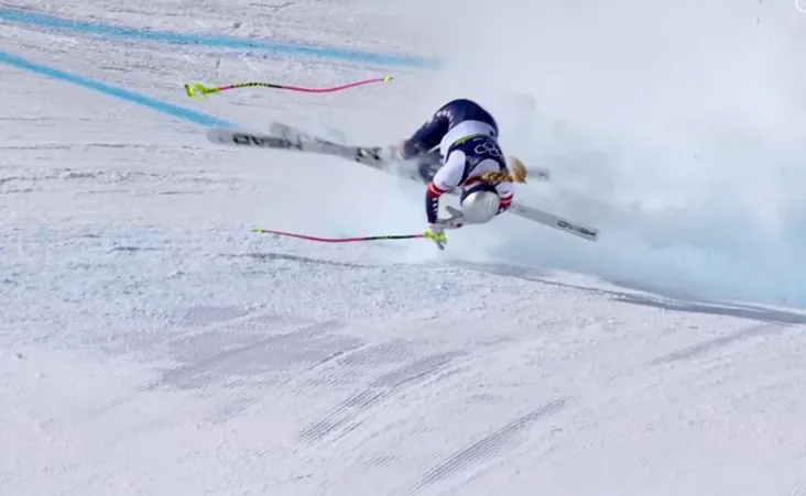 Vonn, de 41 años, había generado gran expectativa tras volver a ganar esta temporada y marcar el tercer mejor tiempo en el entrenamiento del sábado.