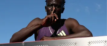 Tras la carrera, el joven velocista reconoció la importancia del momento.