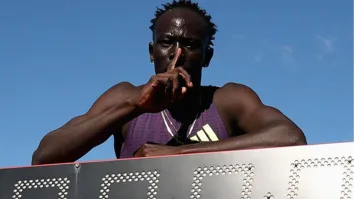 Tras la carrera, el joven velocista reconoció la importancia del momento.